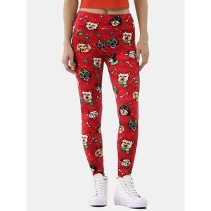 NWT No Boundaries Velour Holiday Leggings